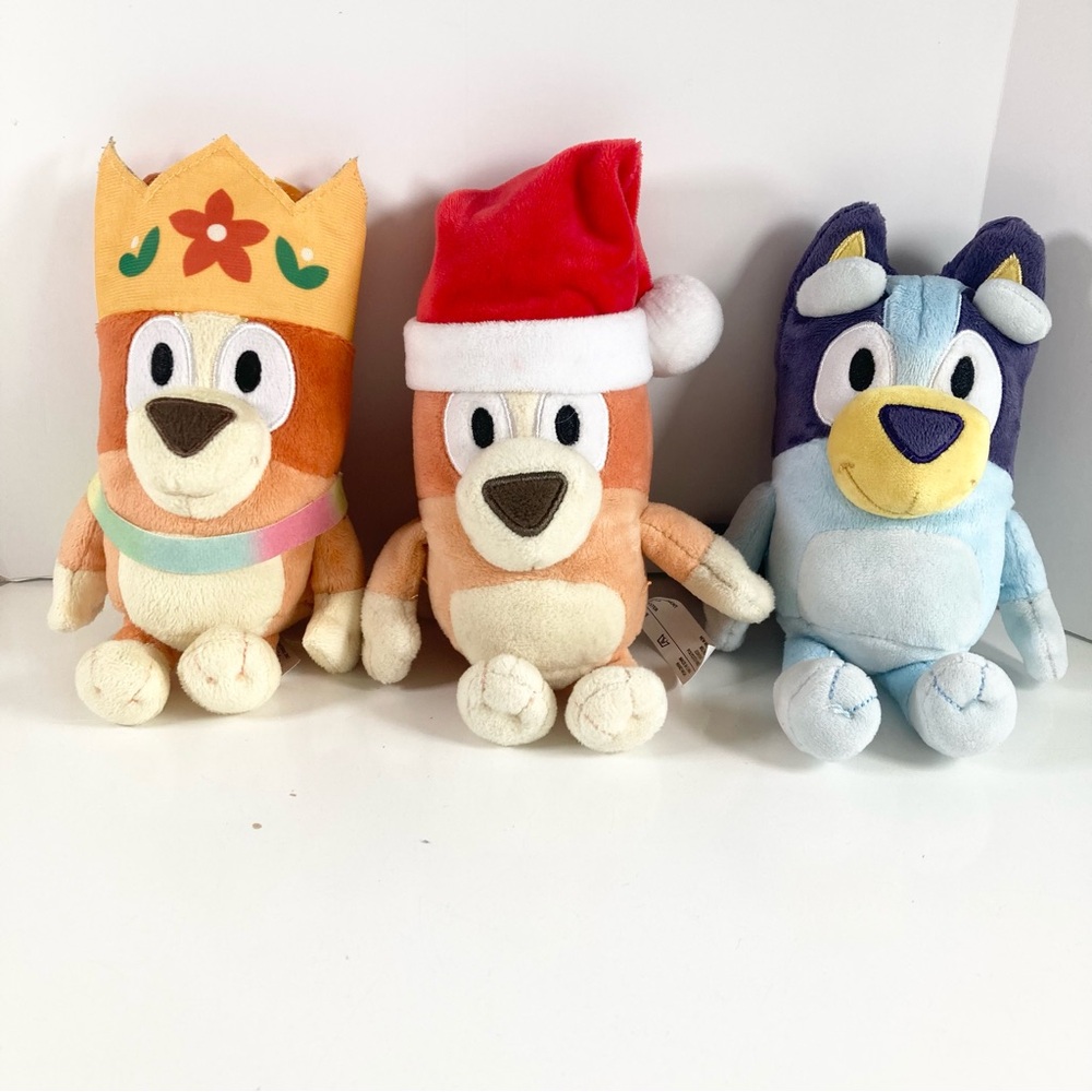 Bluey Plush Toy Stuffed Animal Lot of 3